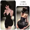 Ropa Interior Romántica Noche Larga Ropa de Dormir Sexy con Cordones Ajustado Pura Pasión Camisón de Tirantes Estilo Pura Pasión Ropa para el Hogar 1140