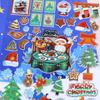 Pegatinas navideñas de fábrica para niños mayores, pegatinas de escena grande estéreo 3D, pegatinas decorativas para regalo de Año Nuevo de bebé