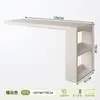 Popular Escritorio de Esquina para Uso Doméstico, Mesa de Estudio, Tocador de Dormitorio para Niñas, Estantería Integrada, Escritorio de Computadora de Esquina en Forma de L