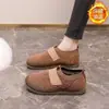 Zapatos de Algodón Nuevos de Invierno 2026 para Mujer con Forro de Felpa, Engrosados, Cálidos, Cómodos, para Madres de Mediana Edad y Mayores, Antideslizantes, Ligeros, Cómodos