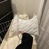 Bolso de hombro elegante simple de color sólido para mujer 2024 primavera y verano estilo coreano estilo occidental bolso de axila moda bolso cuadrado pequeño para mujer