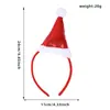Faixas de Cabeça com Tema de Festa de Natal, Adereços de Foto para Atmosfera Festiva de Festa, Chapéus de Lantejoula de Natal, Faixas de Cabeça, Presilhas de Cabelo