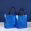 Bolsa de Mão para Loja de Roupas Aluminizada Não Tecido Bolsa a Laser Dobrável Embalagem Brinde Publicitário Promoção Sacola de Compras