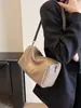 Bolso de Otoño e Invierno para mujer 2023 nuevo de moda con textura de moda de banda ancha retro bandolera cruzada bolsa tipo almohada de celebridad de internet