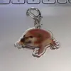 Gato Cheems Divertido y Perro Paquete de Expresiones Divertidas Llavero Acrílico Colgante para Mochila Pequeño Regalo
