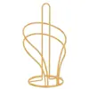 Soporte de Pared para Rollo de Papel de Cocina de Hierro Forjado, Soporte Cilíndrico de Alambre Negro para Cocina, Estante tipo Caja para Papel de Cocina Estilo Americano
