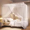 Mosquitero para Habitación de Casa Estilo Palacio Encriptado de Pie Puerta Única Anti-Mosquitos Cama Grande de 1.8m Cama de 1.5m Cama de 1.2m Dormitorio Estudiantil