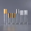 Frasco Roller Ball 5ml6ml8ml10ml Frasco Roller para Perfume Frasco de Vidro para Óleo Essencial Frasco Recarregável Roller Ball Embalagem Cosmética
