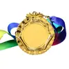 Medalhas de Metal Personalizadas para Jogos de Maratona Escolar, Medalhas de Ouro de Competição, Prêmios Honoríficos para Funcionários no Atacado, Prêmios Feitos Sob Medida
