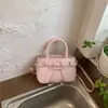 Bolso de mano pequeño elegante de alta gama para mujer, nuevo bolso cruzado versátil de moda 2026, bolso exquisito, bolso tipo cubo