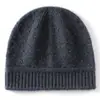 Gorro de cachemira engrosado, unisex, nuevo gorro de punto para otoño/invierno, casual y cálido, que cubre las orejas, gorro para la cabeza, gorro de ciclismo para clima frío