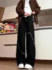 Jeans de Marca Tendência Estilo Americano para Homens Modelo Novo 2026, Calças Wide-Leg que Alongam as Pernas, Calças Retas Relaxadas Retro Roupa Masculina