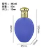 Botella de Perfume Aterciopelada 50ml Botella de Vidrio Hecha a Medida Botella Pequeña para Reenvasar Botella de Spray para Perfume Botella Vacía Transfronterizo