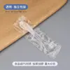 Colher de Sorvete Colher Pequena para Pudim Sobremesa Embalada Individualmente Colher para Iogurte Geleia Colher Descartável Plástico Transparente
