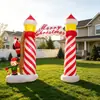 Arco Faro TK Amazon Transfronterizo Modelo Inflable de Atmósfera Iluminada para Patio Jardín Decoración Inflable de Navidad