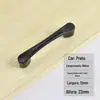 Maçaneta de Porta Preta Estilo Americano Puxador de Gaveta Armário Maçaneta de Porta Embutida Minimalista Moderno Roupeiro Armário Porta Maçaneta Pequena de Furo Único