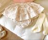 Pantalones de niña, pantalones cortos de verano para niños, ropa exterior, culotte para bebé, falda abullonada de pastel, ropa infantil de Corea del Sur, pantalones para niños, falda