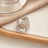 Anillos de Acero de Titanio Europeos y Americanos de Moda con Diseños Geométricos de Plantas, Frutas, Fresas, Espigas de Trigo y Estrellas de Cinco Puntas, Anillos Abiertos Ajustables