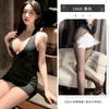 Roupa íntima divertida e crocante noturna, uniforme de tentação, conjunto para boate, saia para pendurar, costas nuas sexy, apertada no quadril, uniforme cosplay