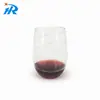 Copas de Vino de Plástico, Copas Simples Sin Pie de Base Alta, Copas de Whisky de Alto Valor para Uso Doméstico, Acero Inoxidable Estilo Europeo Retro de Lujo Ligero