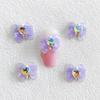 Nueva joyería de uñas de guerrero marinero, lazo de perla de hielo, diamantes de amor, funda para teléfono DIY, accesorios para tarjetas para el cabello