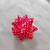 Producto Nuevo de Fábrica Guirnalda de Flores Estrella Decoración de Regalo de Navidad Caja de Regalo Ramo Guirnalda de Plástico PP Colorida Flor Estrella