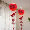 Decoraciones Colgantes para Techo de Dormitorio de Boda, Decoración de Habitación de Boda, Farolillos con Carácter de Doble Felicidad, Decoraciones para el Nuevo Hogar del Novio y la Novia, Decoración de Sala de Estar