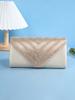 Bolsa de Noite Feminina Bordada com Miçangas Tubulares Europeias e Americanas Transfronteiriças, Bolsa de Ombro de Corrente para Festa, Bolsa de Banquete, Bolsa de Ombro