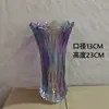 Jarrón Grande de Cristal Transparente Transfronterizo Personalizado Hidropónico Flores de Bambú Ricas Decoración de Escritorio Adornos para Arreglos Florales Venta al por Mayor