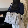 Bolsa de viaje de gran capacidad para viajes cortos para mujer, bolso de mano expandible ligero, bolsa para deportes y fitness, bolsa de viaje, bolsa de equipaje portátil