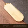 Posavasos de Bambú Hechos a Mano Ovalados Largos Cuadrados Antideslizantes Antiarañazos Alfombrilla Protectora para Escritorio Taza de Té Taza de Café Posavasos Universal de Bambú