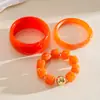 Pulsera de Resina Mármol Irregular Transfronteriza Europea y Americana Estilo Fresco e Indiferente Pulsera Lujo Ligero Sensación de Alta Gama Joyería de Mano Venta al por Mayor