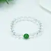 Pulseira de Cristal, Pulseira Simples Transparente de Círculo Único, Joia de Mão Fashion e Versátil, Presente para Melhor Amiga, Atacado de Joias, Pulseira de Cristal