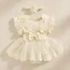 Enterizo de Verano para Bebé Vestido de Princesa 2026 Bebé Niña Meses Pequeños Ropa para Banquete de 100 Días Body Delgado de Verano