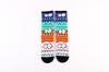 Calcetines de Dibujos Animados Anime Japonés Calcetines Casuales Deportivos Jacquard de Algodón para Mujer Calcetines de Media Caña para Pareja Calcetines de Moda Calcetines Largos para Hombre