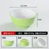 Vajilla de melamina de dos colores, ideal para restaurantes de comida rápida, escuelas, cenas, platos para carne hervida, cuencos pequeños, platos fríos y tiendas de aperitivos nocturnos.