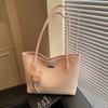 Bolso de Gran Capacidad para Mujer 2024 Nueva Llegada Corea del Sur Popular Retro Bolso de Hombro Textil Moderno Trabajo Viajero Bolso Tote