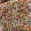 Cuentas sueltas de circón natural facetado más vendidas transfronterizas, cuentas facetadas, accesorios para joyería DIY, pulseras de cuentas, collares