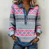 Moda Femenina Independiente Europea y Americana 2026 Sitio Independiente Amazon Ins Mezclilla Cuello Campana Moda de Moda Camisa de Manga Larga Sudadera Top