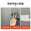 Portarrollos de Papel de Cocina Magnético para Refrigerador Estante de Almacenamiento para Trapos de Cocina de Papel en Rollo Adhesivo sin Perforaciones Estante de Almacenamiento para Film Adherente