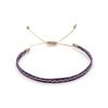 Kkbead Pulsera Bohemia Cuerda de Amistad Estilo Étnico Vintage Nepalí Tejida a Mano Estilo Pareja Cuentas Budistas