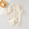 Ropa de una pieza para bebé algodón puro clase a ropa ha primavera y otoño ropa de bebé para niños y niñas ropa de gateo para bebé otoño e invierno ropa de bebé Anyang