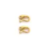 Hebilla de acero inoxidable chapada en oro que conserva el color, hebilla con forma de animal de múltiples estilos, hebilla de anzuelo de pesca, hebilla S para pulsera DIY, hebilla de joyería