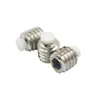 Tornillo de Ajuste con Cabeza de Goma de Acero Inoxidable 304 Hexagonal Interior Máquina Medidor Incrustado Goma de Nylon Cabeza Superior Hilo de Presión Tornillo de Vidrio M4