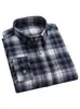 Camisa de franela a cuadros de alta gama, talla grande transfronteriza para hombre, casual, manga larga, abrigo para primavera y otoño de Amazon, camisa para hombre