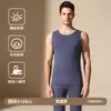 Conjunto de Ropa Interior Térmica Cálida de Cachemira y Seda para Hombre y Mujer Otoño Invierno con Felpa Gruesa Capa Base Cepillada Top de Otoño Pantalones de Otoño