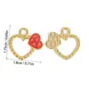 25 Tipos de Accesorios para Joyería de Aleación DIY, Bestsellers Transfronterizos, Serie del Día de San Valentín, Colgantes Esmaltados, Collares, Pulseras, Dijes Pequeños