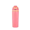Copo de Frutas Amazon Aço Inoxidável 304 Copo Térmico Criativo de Alto Valor Copo com Canudo Portátil ao Ar Livre Copo de Água de Mão