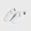 Nuevas Zapatillas Deportivas de Entrenamiento Alemanas de Suela Gruesa para Mujer, Blancas Populares Versátiles de Caña Baja, Estilo Simple Zapatos Blancos A-Gan