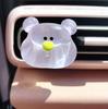 Carro Air Outlet Clip Creative Cartoon Car Interior Ornaments Estúpido Urso bonito desenhos animados Trendy Play Menina Coração Decoração do carro